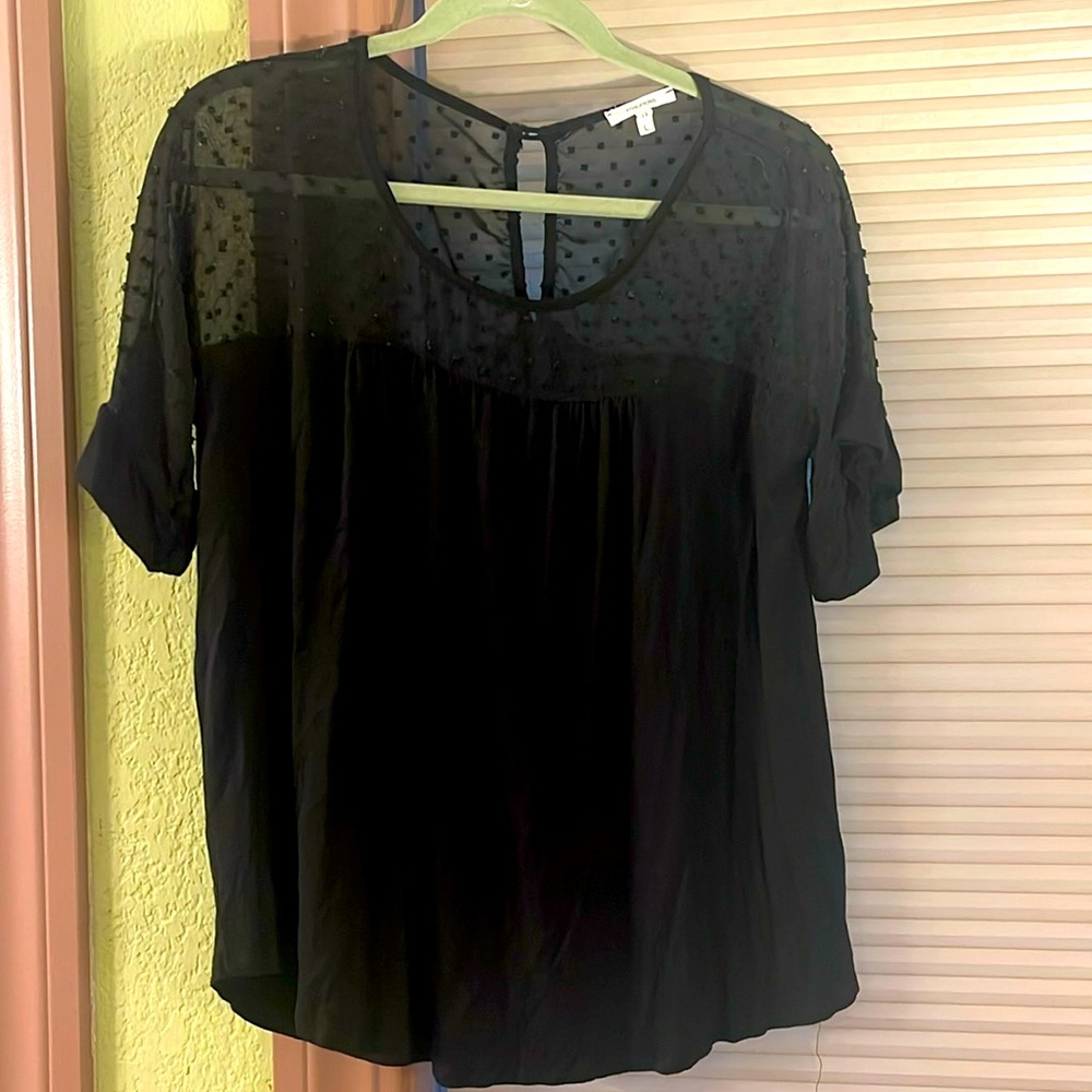 Maurices large short sleeve knit top.